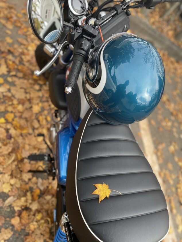 ホンダ モンキー125で秋を感じる1枚（2023年）
