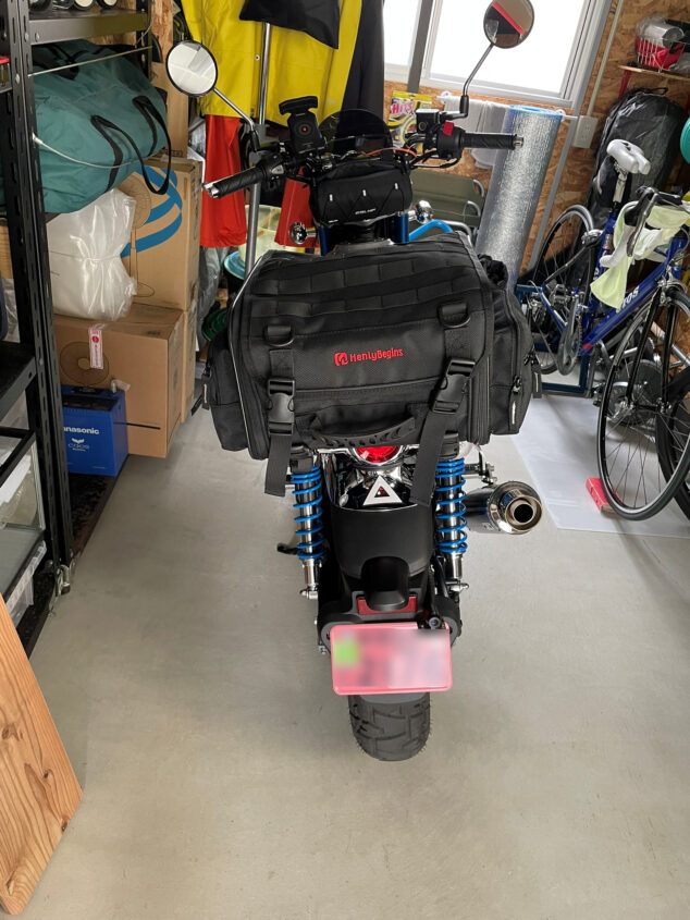 デイトナ ヘンリービギンズ シートバッグ BASIC Sサイズ(20-26L)/モンキー125