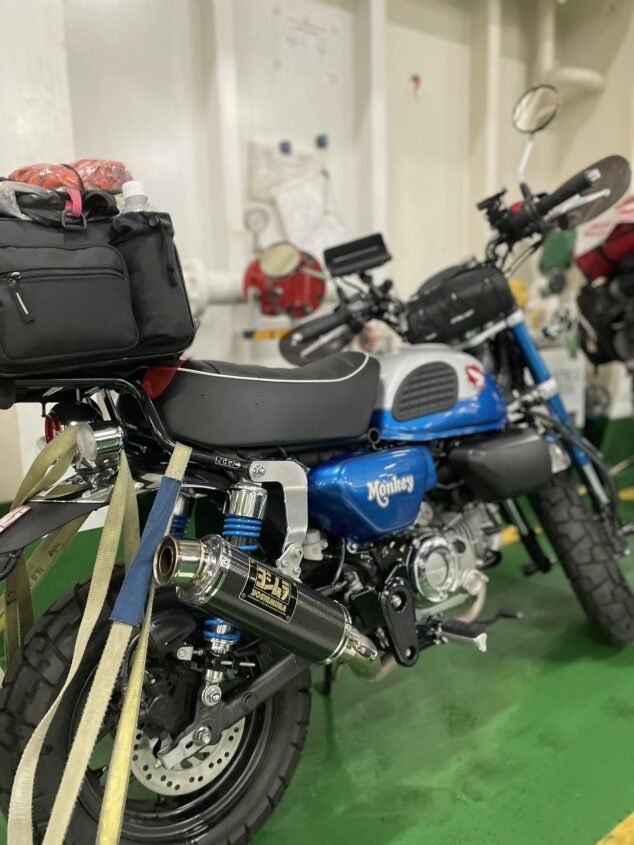 ホンダ モンキー125で行く北海道ソロツーリング①（2025年版）
