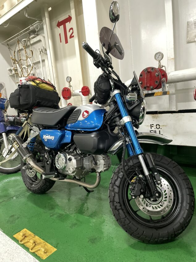 ホンダ モンキー125で行く北海道ソロツーリング①（2025年版）