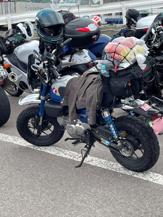 ホンダ モンキー125で行く北海道ソロツーリング①（2025年版）