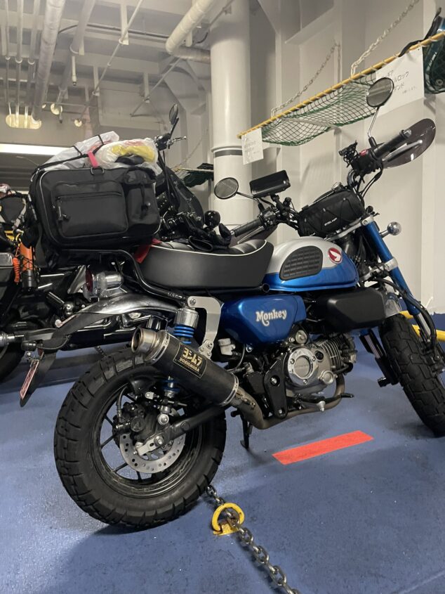 ホンダ モンキー125で行く北海道ソロツーリング①（2025年版）