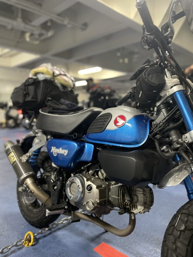 ホンダ モンキー125で行く北海道ソロツーリング①（2025年版）