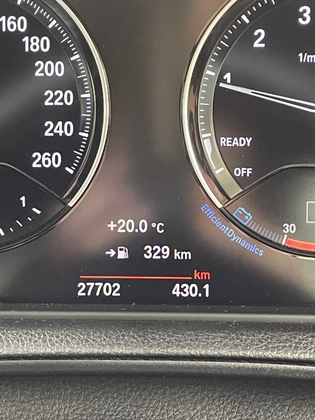 BMW118i(F20)オイル交換リセット方法 忘備録