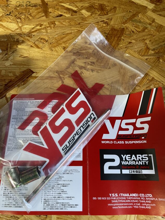 ホンダ モンキー125用 YSS DTGガスハイブリッドリヤショック