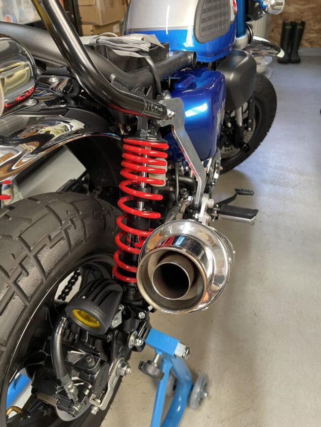 ホンダ モンキー125用 YSS DTGガスハイブリッドリヤショック