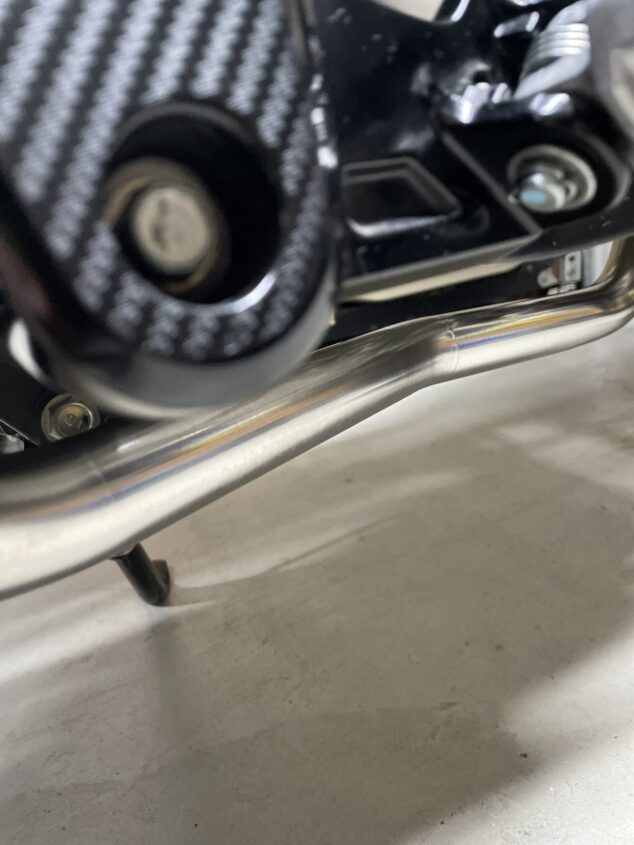 モンキー125 マフラー焼け取り剤作業（３回目：メンテナンス忘備録）